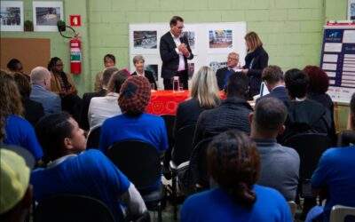 O Ministro Gerd Muller agradece a visita ao Centro Gaspar Garcia de DH