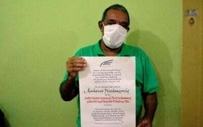 No Dia Internacional dos Direitos Humanos, advogado popular do Centro Gaspar Garcia recebe Prêmio da Paz de Aachen